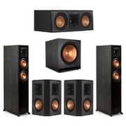Klipsch 5.1 System With 2 Rp-5000f Floorstanding Speakers, 1 Klipsch Rp-500c Center Speaker, 2 Klipsch Rp-402s Surround Speakers, 1 Klipsch R-120 Subwoofer
