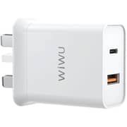 Wiwu Comet Dual Port Power Adapter White