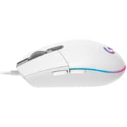 Logitech Lightsync Gaming Mouse 6.2cm White