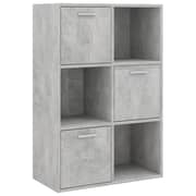 Vidaxl Storage Cabinet Concrete Grey 60x29.5x90 Cm Engineered Wood Vidaxl Storage Cabinet Concrete Grey 60x29.5x90 Cm Engineered Wood