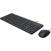 HP 150 Wired Mouse and Keyboard Combo Black