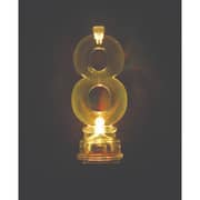 Unique- Flashing Candle Holders # 8 With 4 Bday Candles