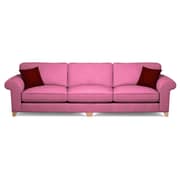 Galaxy Design Angelic 3 Seater Sofa Light Pink Galaxy Design Angelic 3 Seater Sofa Light Pink