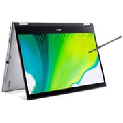 Acer Spin 3 SP314-54N-36GW NX.HQ7EM.00C 2 in 1 Laptop - Core i3 3.40GHz 4GB 256GB Windows 10 Home 14inch FHD Silver English/Arabic Keyboard