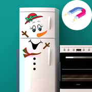 Deals For Less - Christmas Refrigerator Magnets Diy Decoration Snowman Design