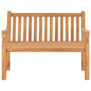 Vidaxl Garden Bench 114 Cm Solid Teak Wood