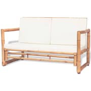 Vidaxl 4 Piece Garden Lounge Set With Cushions Bamboo Vidaxl 4 Piece Garden Lounge Set With Cushions Bamboo