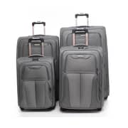 Abraj 4 Pieces Soft Trolley Luggage Bags Set