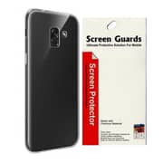 Smart iguard Ultra Soft Transparent Case + Screen Protector For Samsung A6 Plus 2018 Smart iguard Ultra Soft Transparent Case + Screen Protector For Samsung A6 Plus 2018