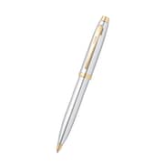 Sheaffer 100 Chrome With Gold Tone Ballpoint Pen Sheaffer 100 Chrome With Gold Tone Ballpoint Pen