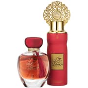 Arabiyat Lamsat Al Hareer Perfume Gift Set For Women Edp 100ml + Deo 200ml Set