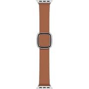 Apple Modern Buckle Medium Saddle Brown