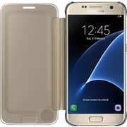 Samsung EFZG935CFEGAE Clear View Cover Gold For Galaxy S7 Edge Samsung EFZG935CFEGAE Clear View Cover Gold For Galaxy S7 Edge