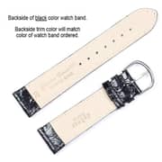 deBeer Watch Bands Genuine Crocodile Watchband Violet 17Mm Watch Band - By Debeer