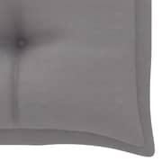 Vidaxl Garden Bench Cushion Grey 100x50x7 Cm Fabric