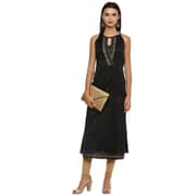 IMARA Black A-Line Kurta Size XL