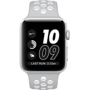 Apple Watch Nike+ - 38mm Silver Aluminium Case with Flat Silver/White Nike Sport Band