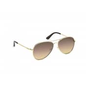 Guess Gold / Brown Mirror Metal Unisex Sunglasses