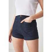Cotton On High Rise Classic Stretch Denim Short Blue Size 6