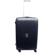 Highflyer WAVES Unbreakable Hard Trolley Luggage Bag 3pc Set TH-WAVES-3PC - Black Highflyer WAVES Unbreakable Hard Trolley Luggage Bag 3pc Set TH-WAVES-3PC - Black