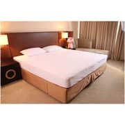 Terry Cotton Water Proof Mattress Protector White 120X200X30cm