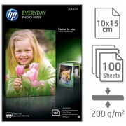 HP Everyday Glossy Photo Paper 10 x 15 cm 100 sheet