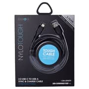 Energea Nylo Tough USB Type C Cable 1.5m Black Energea Nylo Tough USB Type C Cable 1.5m Black