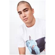 Cotton On Tbar Collab Music T-Shirt White Large