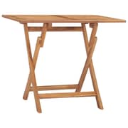 vidaXL Folding Garden Dining Table 90x60x75 cm Solid Teak Wood vidaXL Folding Garden Dining Table 90x60x75 cm Solid Teak Wood