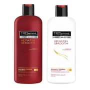 Tresemme Keratin Smooth Shampoo + Conditioner 500ml Offer Pack