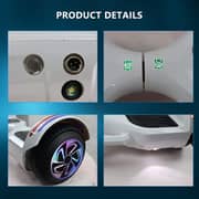 COOLBABY 6.5inch 2 Wheels Smart Electric Hoverboard Scooter with Led Lights PHC-WT-SRK