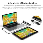 XP-pen Artist Pro 16TP 4K QHD Graphic Monitor Multi-touch Drawing Display 15.6inch Digital Tablet 8192 Pressure Battery-free