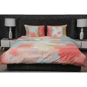 Tea Rose 5pcs Comforter Set Peach 240x260cm