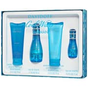 Davidoff Cool Water Gift Set For Women (Davidoff Cool Water 50ml EDT + Shower Gel 75ml + Body Lotion 75ml + Davidoff Cool Water 15ml EDT)