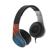 L'avvento (HP247) - Colorful Wired Headphone with Microphone - Blue/Red