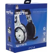 4Gamers PRO4100 Wireless Stereo Gaming Headset Black