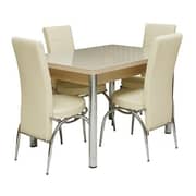 Pan Emirates Aeiland Dining Set (1+4) Cream