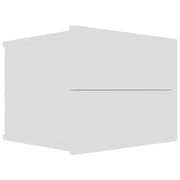 Vidaxl Bedside Cabinet White 40x30x30 Cm Chipboard
