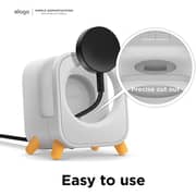 Elago GW5 Stand for Galaxy Watch 5 Charger Stand 40mm 44mm Galaxy Watch 5 Pro 45mm Light Grey