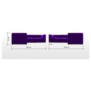 Galaxy Design Juno Corner Sofa Seats Purple Galaxy Design Juno Corner Sofa Seats Purple