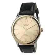 Omax Men's Casual Leather Analog Watch JX07C85I