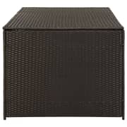Vidaxl Garden Storage Box Poly Rattan 180x90x75 Cm Brown Vidaxl Garden Storage Box Poly Rattan 180x90x75 Cm Brown