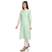 BIBA Sea Green Straight Kurta Size 38