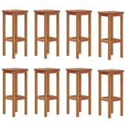 vidaXL Bar Stools 8 pcs Solid Wood Acacia vidaXL Bar Stools 8 pcs Solid Wood Acacia