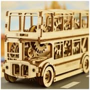 Wooden City London Bus 3D Mechanical Model