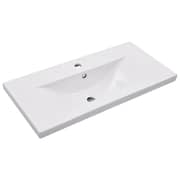 vidaXL Built-in Basin 81x39.5x18.5 cm Ceramic White vidaXL Built-in Basin 81x39.5x18.5 cm Ceramic White