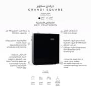 Hydur Grandi Square Diffuser SA100C-BLK-OC + 2 x 100 ml Oud/Oriental Collection Scent Oil