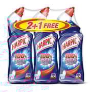 Harpic Toilet Cleaner Liquid Limescale Remover Original750ml 2+1 Harpic Toilet Cleaner Liquid Limescale Remover Original750ml 2+1