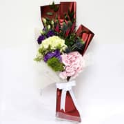 Wondrous Eryngium & Hydrangea Bouquet