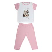 Soko Mesh Sleepwear For Girls Pink 30-36 M Soko Mesh Sleepwear For Girls Pink 30-36 M